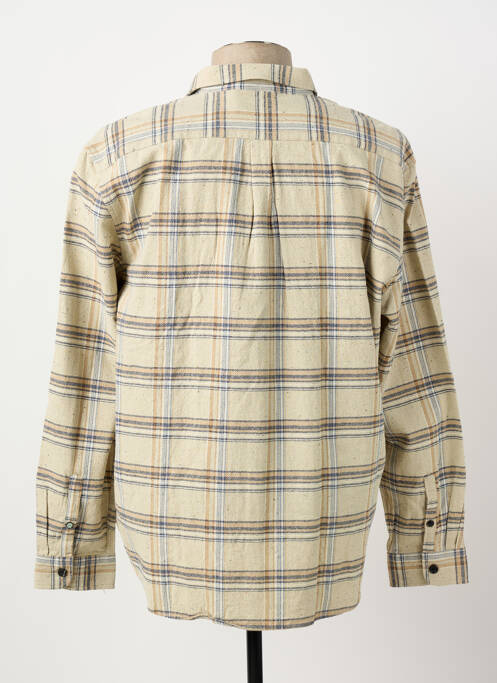 Chemise manches longues beige DSTREZZED homme