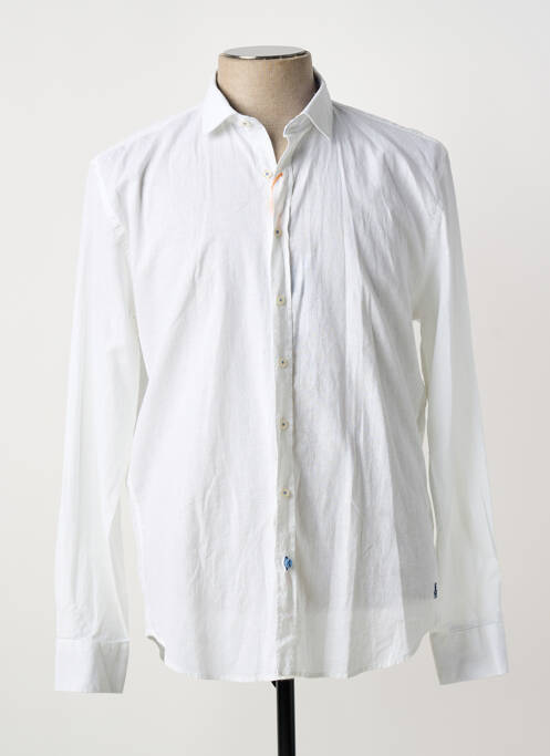 Chemise manches longues blanc A FISH NAMED FRED homme