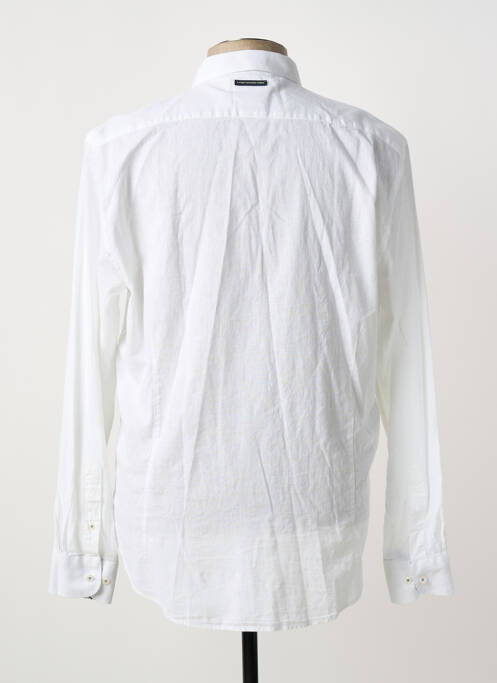Chemise manches longues blanc A FISH NAMED FRED homme