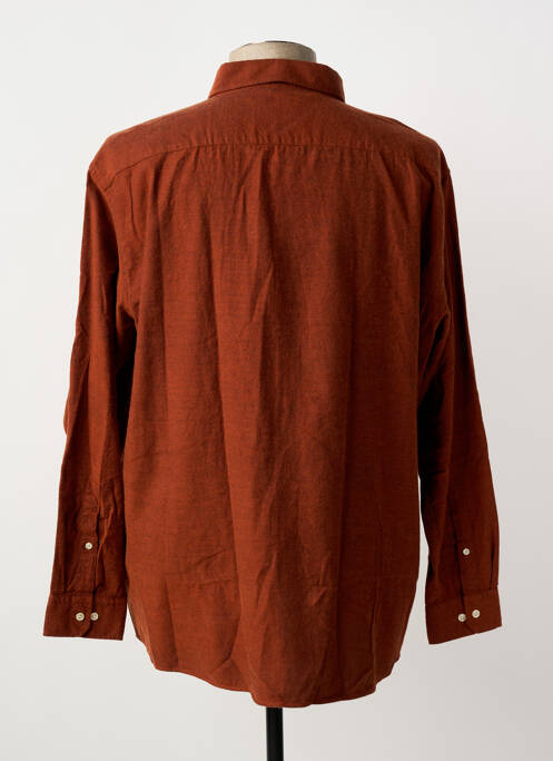 Chemise manches longues orange ROY ROBSON homme