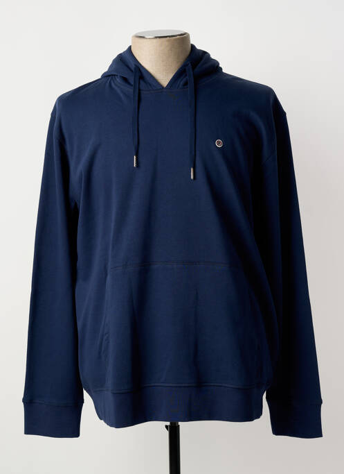 Sweat-shirt à capuche bleu SERGE BLANCO homme