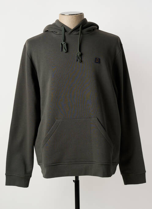 Sweat-shirt à capuche vert DSTREZZED homme