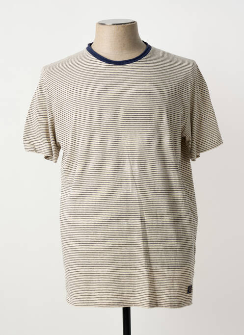T-shirt beige DSTREZZED homme