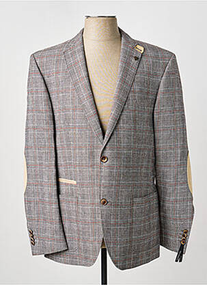 Blazer finition intérieure doublée gris ROY ROBSON homme