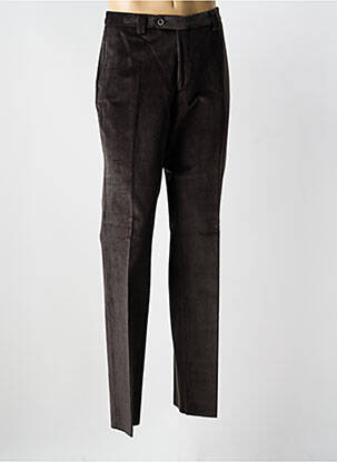 Pantalon droit stretch taille normale marron VELCOREX homme