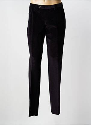 Pantalon droit stretch taille normale noir VELCOREX homme