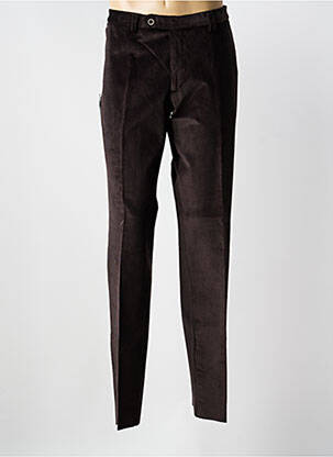 Pantalon droit stretch taille normale marron VELCOREX homme