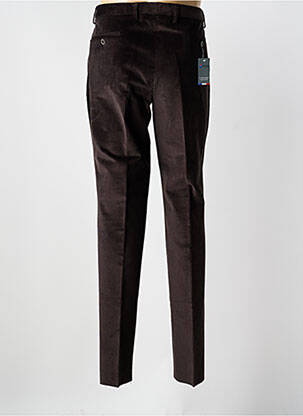 Pantalon droit stretch taille normale marron VELCOREX homme
