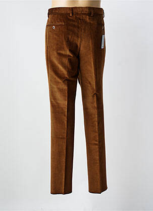 Pantalon droit tissage velours taille normale marron clair VELCOREX homme