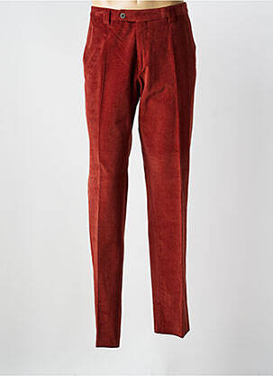 Pantalon droit stretch taille normale orange VELCOREX homme