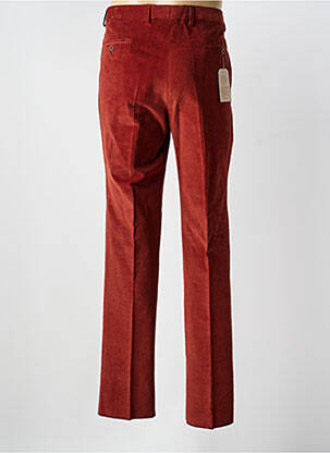 Pantalon droit stretch taille normale orange VELCOREX homme