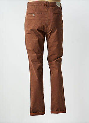 Pantalon chino stretch taille normale marron DSTREZZED homme