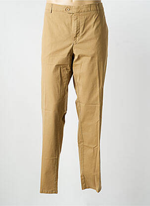 Pantalon chino stretch taille normale marron MEYER homme
