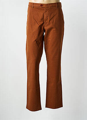 Pantalon chino stretch taille normale marron MEYER homme