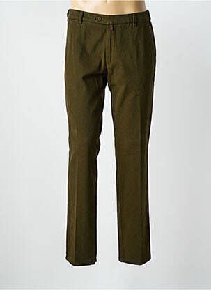 Pantalon chino stretch taille normale vert MEYER homme
