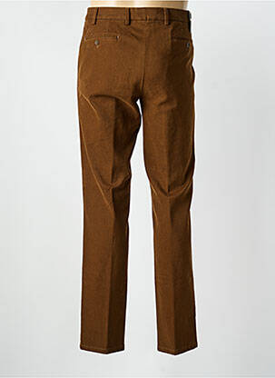 Pantalon chino stretch taille normale marron MEYER homme