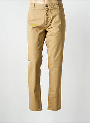Pantalon chino stretch taille normale beige SERGE BLANCO homme