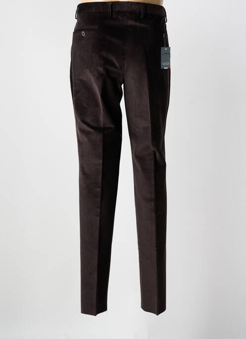 Pantalon droit tissage velours taille normale marron VELCOREX homme