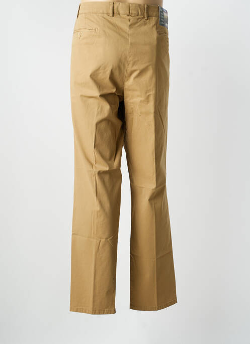 Pantalon chino stretch taille normale marron MEYER homme