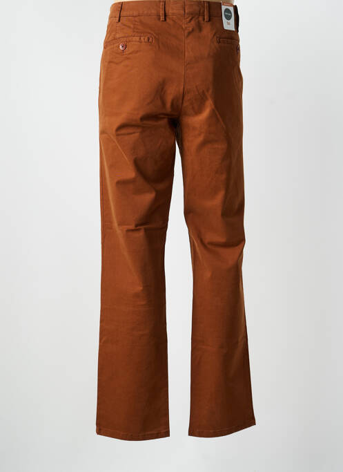 Pantalon chino stretch taille normale marron MEYER homme