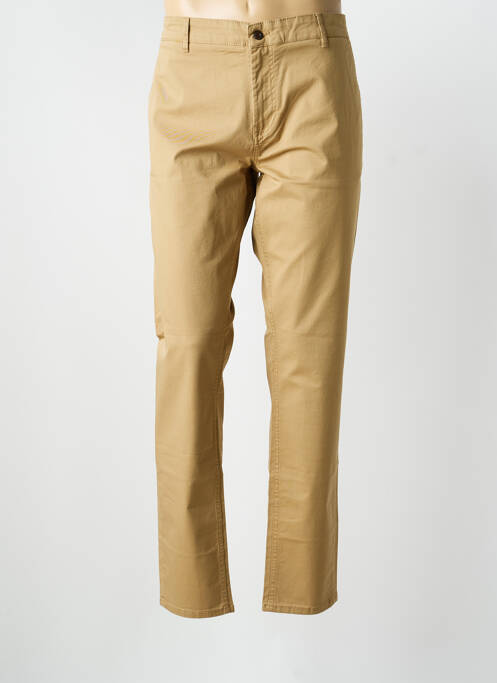 Pantalon chino stretch taille normale beige SERGE BLANCO homme