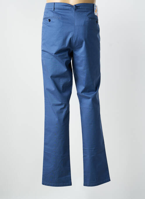 Pantalon chino stretch taille normale bleu MEYER homme