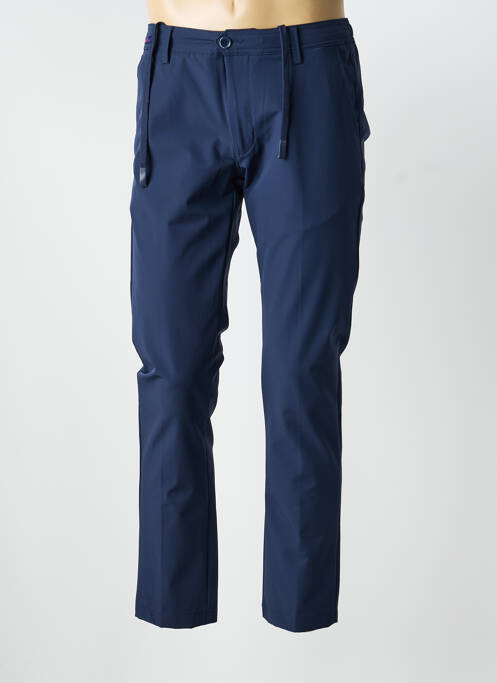 Pantalon chino tissage popeline taille normale bleu CONTE OF FLORENCE femme
