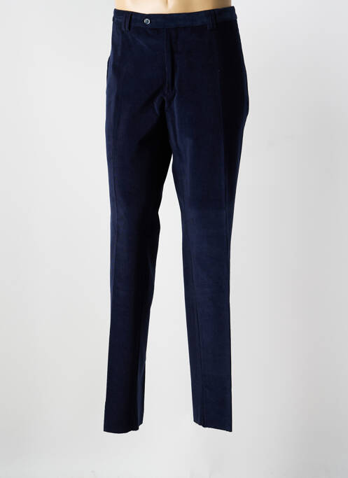 Pantalon droit bleu VELCOREX homme