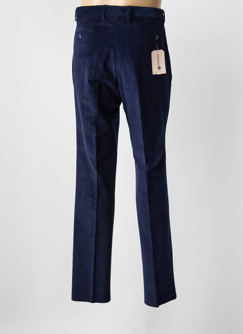 Pantalon droit bleu VELCOREX homme