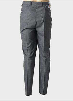 Pantalon droit tissage chiné taille basse gris MEYER homme