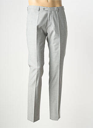 Pantalon slim tissage chiné taille basse gris ROY ROBSON homme