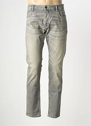 Jeans coupe slim fermeture boutonnée sur le devant taille normale gris DSTREZZED homme