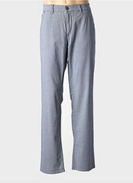 Pantalon slim tissage chiné taille normale bleu GARDEUR homme
