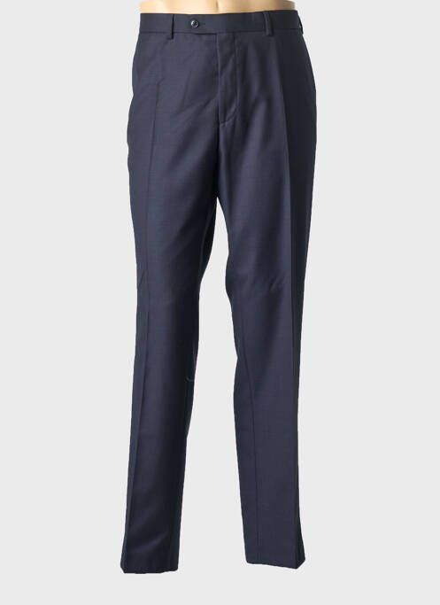 Pantalon slim fermeture zippée sous rabat boutonné taille normale bleu DIGEL homme