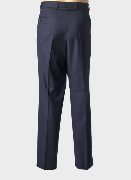 Pantalon slim fermeture zippée sous rabat boutonné taille normale bleu DIGEL homme