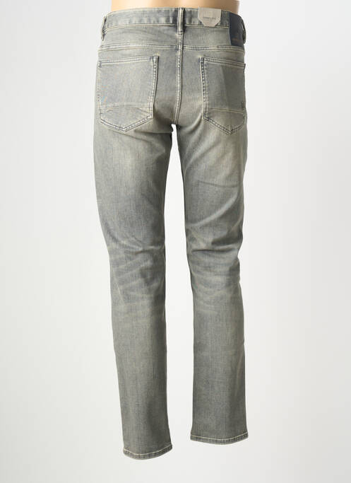 Jeans coupe slim fermeture boutonnée sur le devant taille normale gris DSTREZZED homme