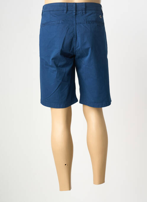 Bermuda stretch taille normale bleu SERGE BLANCO homme
