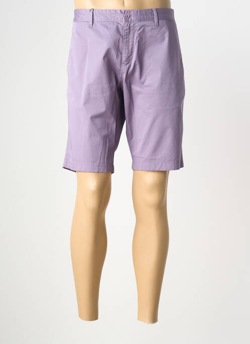 Bermuda stretch taille normale violet ROY ROBSON homme