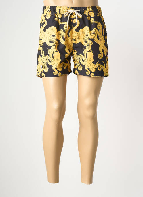 Short de bain tissage popeline jaune OASIS homme