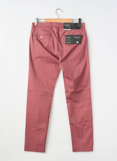 Pantalon chino stretch taille normale rouge DIGEL homme