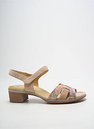 Sandales/nu pieds bout ouvert talon de 4 à 6cm beige ARA femme