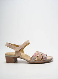 Sandales/nu pieds bout ouvert talon de 4 à 6cm beige ARA femme