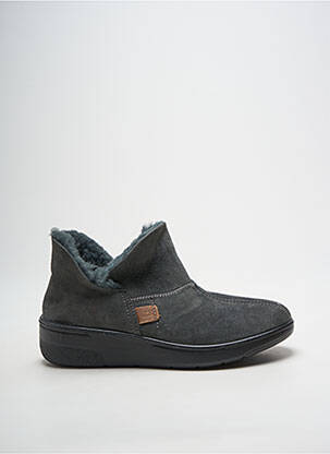 Chaussons/pantoufles bout rond talon plat jusqu'à 3cm gris JOSEF SEIBEL femme
