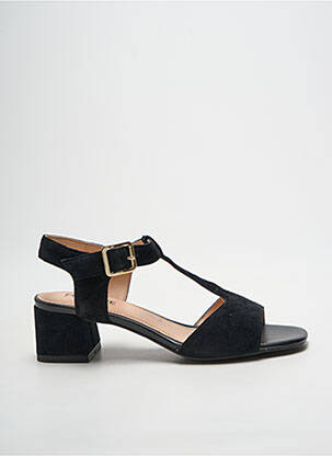 Sandales/Nu pieds noir FUGITIVE BY FRANCESCO ROSSI femme