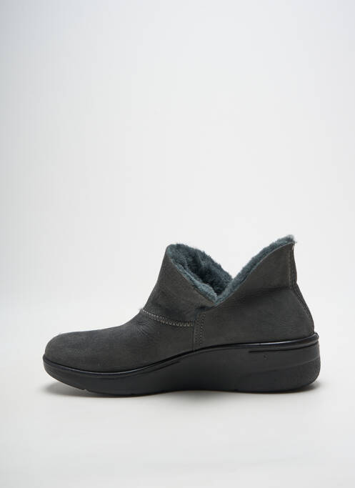 Chaussons/pantoufles bout rond talon plat jusqu'à 3cm gris JOSEF SEIBEL femme