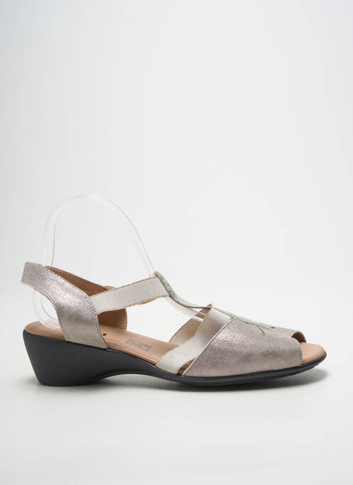Sandales/Nu pieds gris ARTIKA SOFT femme