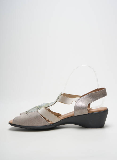 Sandales/Nu pieds gris ARTIKA SOFT femme