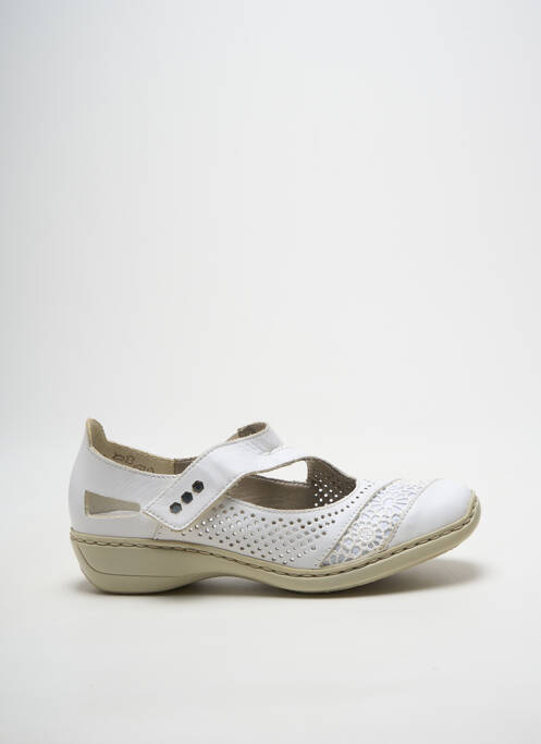 Ballerines blanc RIEKER femme