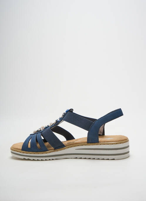Sandales/Nu pieds bleu RIEKER femme