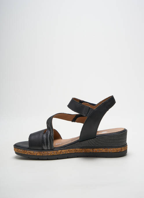 Sandales/Nu pieds noir REMONTE femme